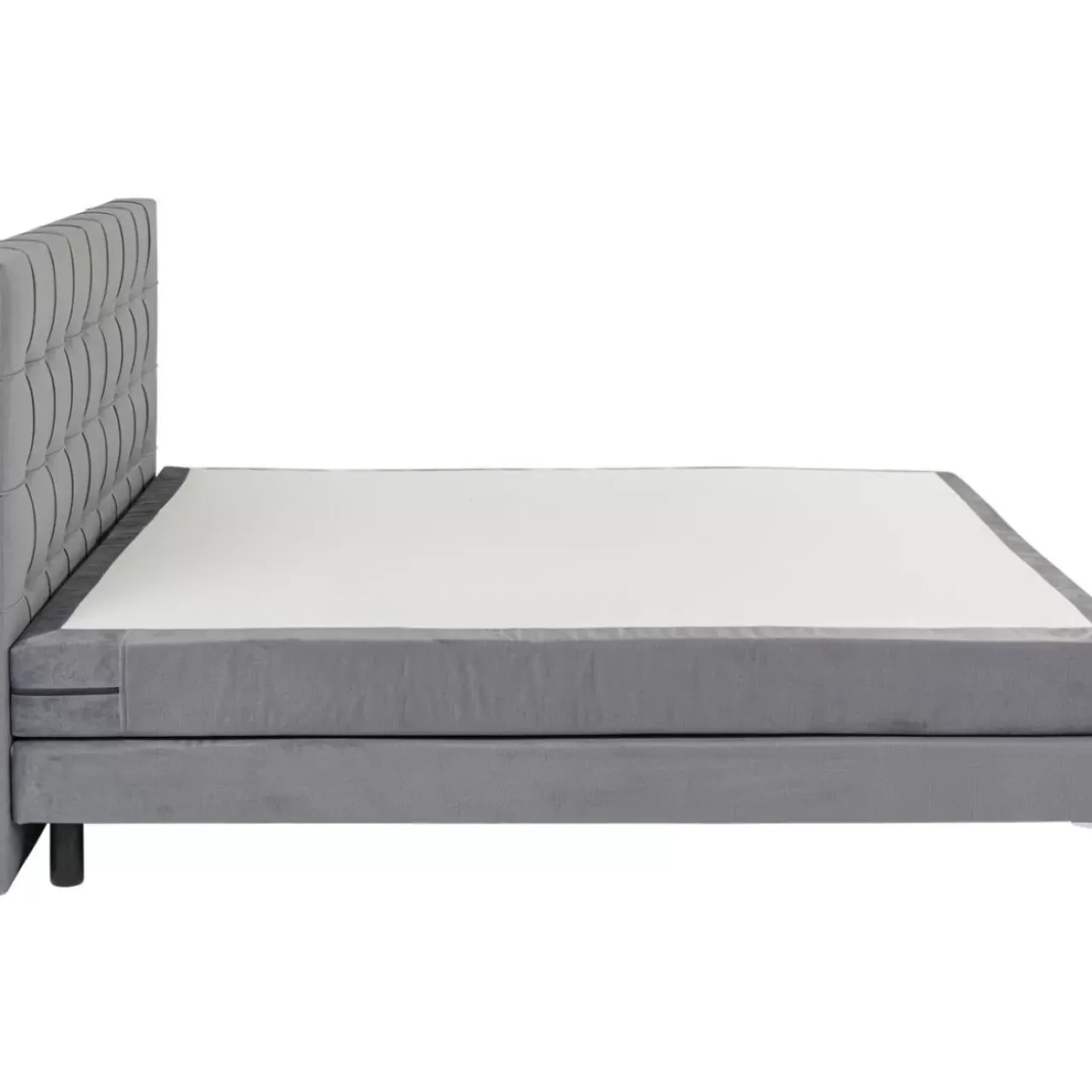 KARE Design Betten-Boxspringbett Benito Star Grau 180X200Cm