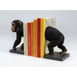 KARE Design Deko & Geschenkartikel-Buchstutze Chimp (2/Set)
