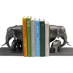 KARE Design Deko & Geschenkartikel-Buchstutze Elephant Family (2/Set)