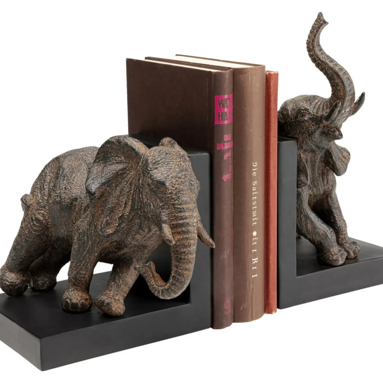 KARE Design Deko & Geschenkartikel-Buchstutze Elephants 42 (2/Set)