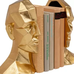 KARE Design Deko & Geschenkartikel-Buchstutze Face (2/Set)