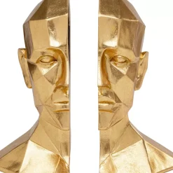 KARE Design Deko & Geschenkartikel-Buchstutze Face (2/Set)