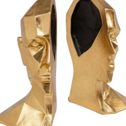 KARE Design Deko & Geschenkartikel-Buchstutze Face (2/Set)