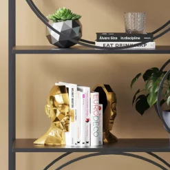 KARE Design Deko & Geschenkartikel-Buchstutze Face (2/Set)