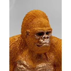 KARE Design Deko & Geschenkartikel-Buchstutze Gorilla Orange (2/Set)