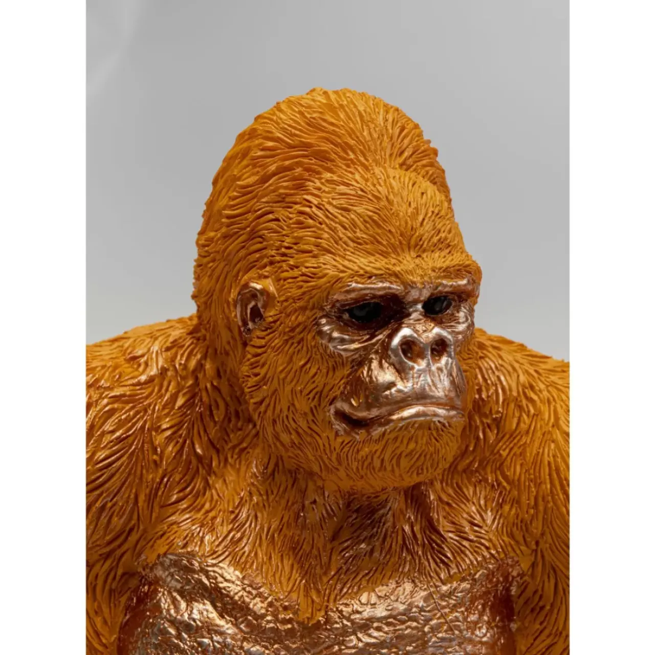 KARE Design Deko & Geschenkartikel-Buchstutze Gorilla Orange (2/Set)