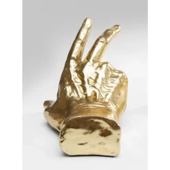 KARE Design Deko & Geschenkartikel-Buchstutze Holding Fingers (2/Set)