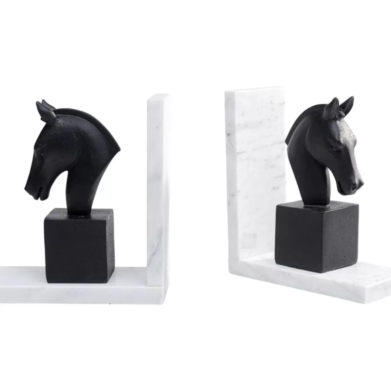 KARE Design Deko & Geschenkartikel-Buchstutze Horse (2/Set)