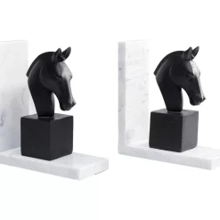 KARE Design Deko & Geschenkartikel-Buchstutze Horse (2/Set)
