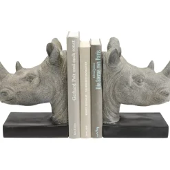 KARE Design Deko & Geschenkartikel-Buchstutze Rhino (2/Set)