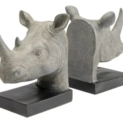 KARE Design Deko & Geschenkartikel-Buchstutze Rhino (2/Set)