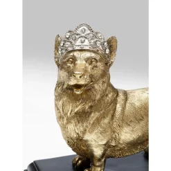 KARE Design Deko & Geschenkartikel-Buchstutze Royal Standing Corgi (2/Set)
