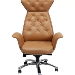 KARE Design Stühle-Burodrehstuhl Brady Silber