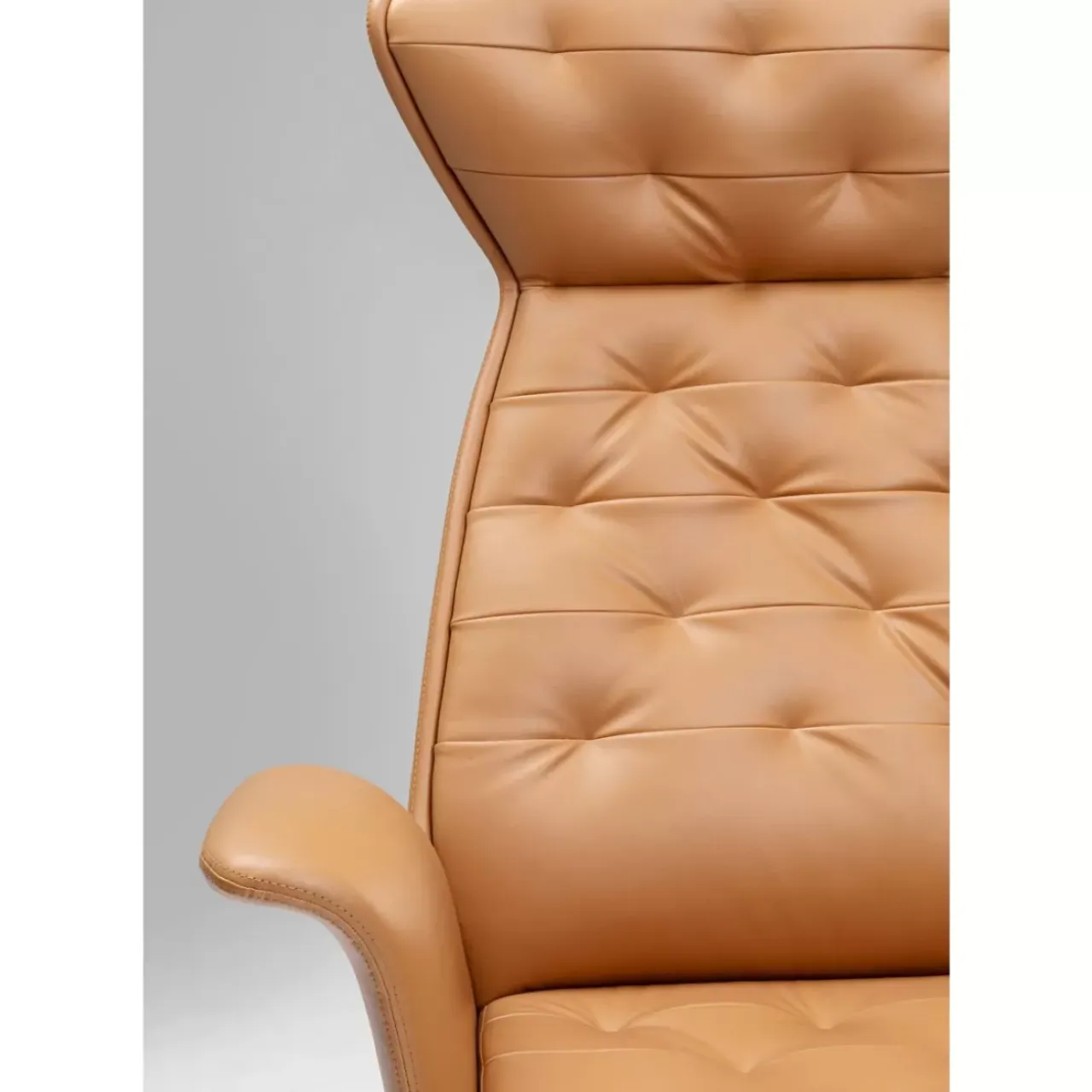 KARE Design Stühle-Burodrehstuhl Brady Silber