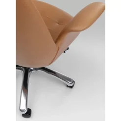 KARE Design Stühle-Burodrehstuhl Brady Silber