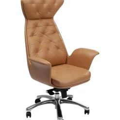 KARE Design Stühle-Burodrehstuhl Brady Silber