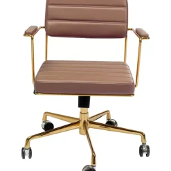 KARE Design Stühle-Burodrehstuhl Dottore Braun