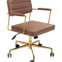 KARE Design Stühle-Burodrehstuhl Dottore Braun