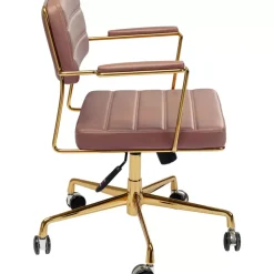 KARE Design Stühle-Burodrehstuhl Dottore Braun