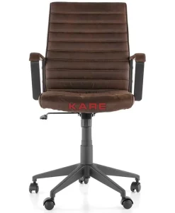 KARE Design Stühle-Burodrehstuhl Labora Braun