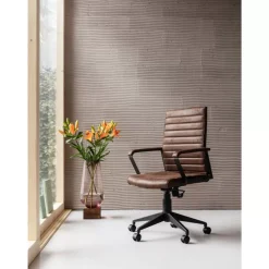 KARE Design Stühle-Burodrehstuhl Labora Braun