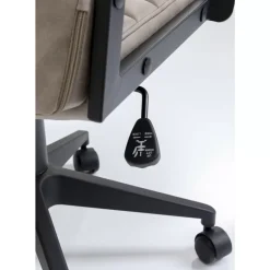 KARE Design Stühle-Burodrehstuhl Labora High Pebble