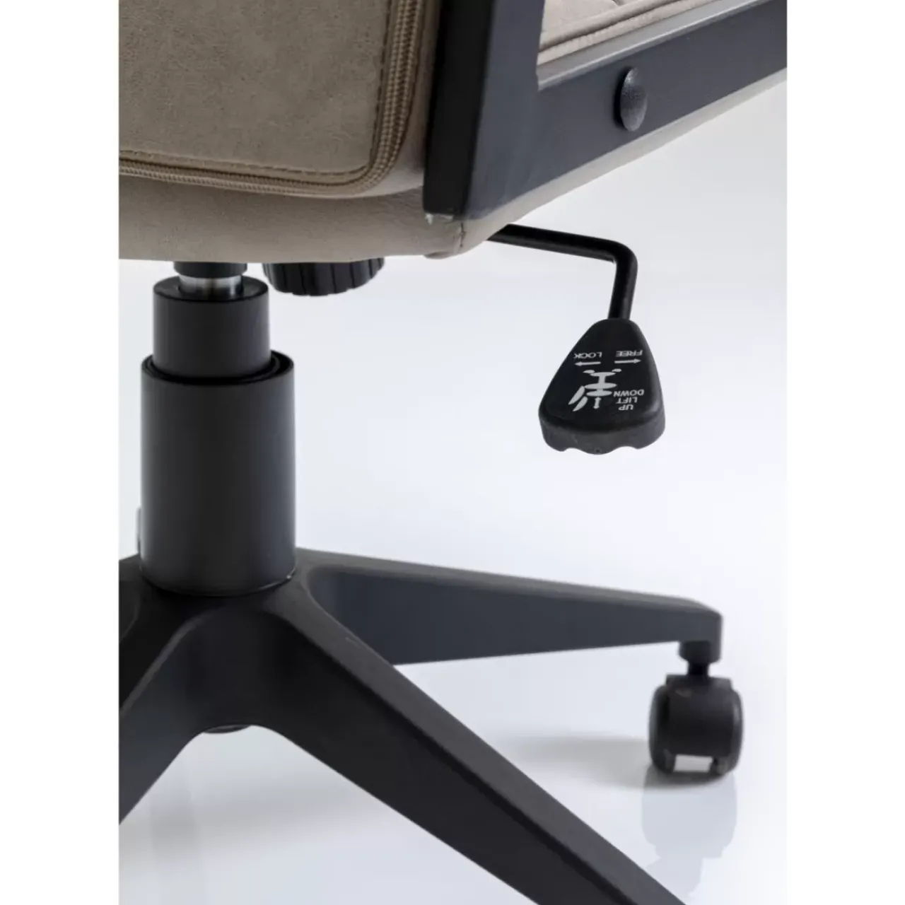 KARE Design Stühle-Burodrehstuhl Labora Pebble