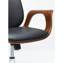 KARE Design Stühle-Burodrehstuhl Patron Walnut