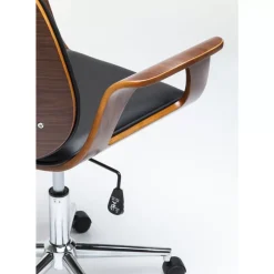KARE Design Stühle-Burodrehstuhl Patron Walnut