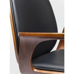 KARE Design Stühle-Burodrehstuhl Patron Walnut