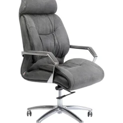 KARE Design Stühle-Burostuhl Bureau Grau