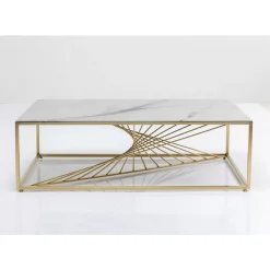 KARE Design Tische-Couchtisch Art Marble Glass 140X70Cm