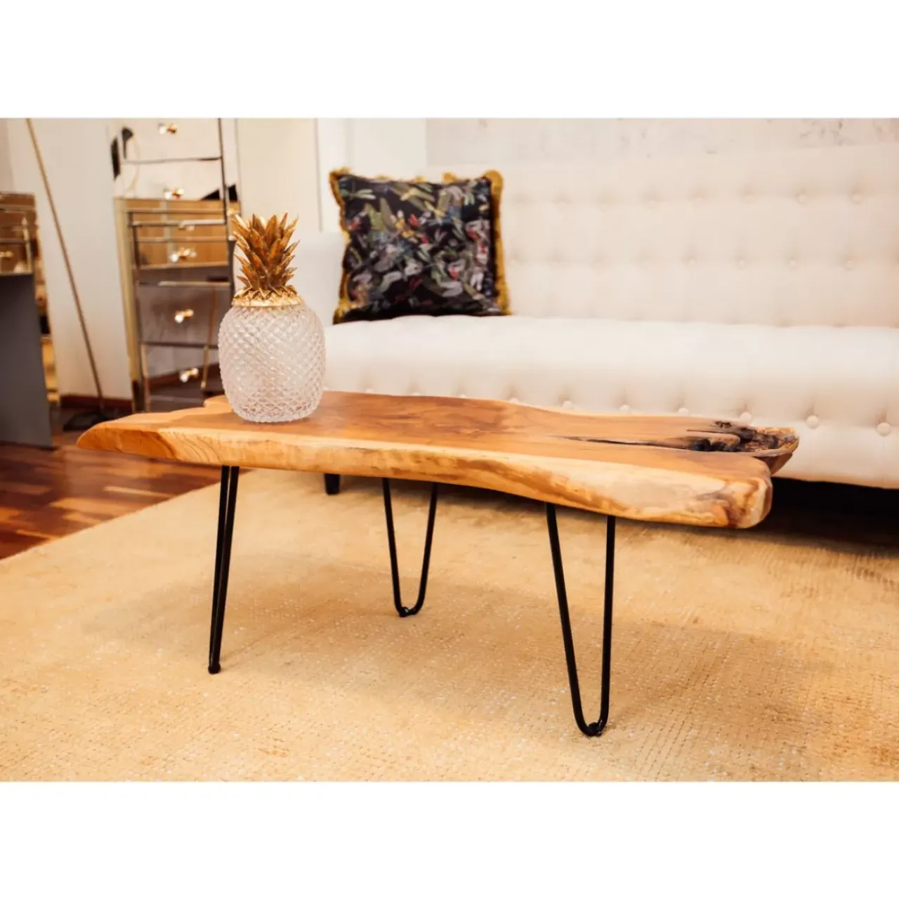 KARE Design Tische-Couchtisch Aspen Natur 106X41