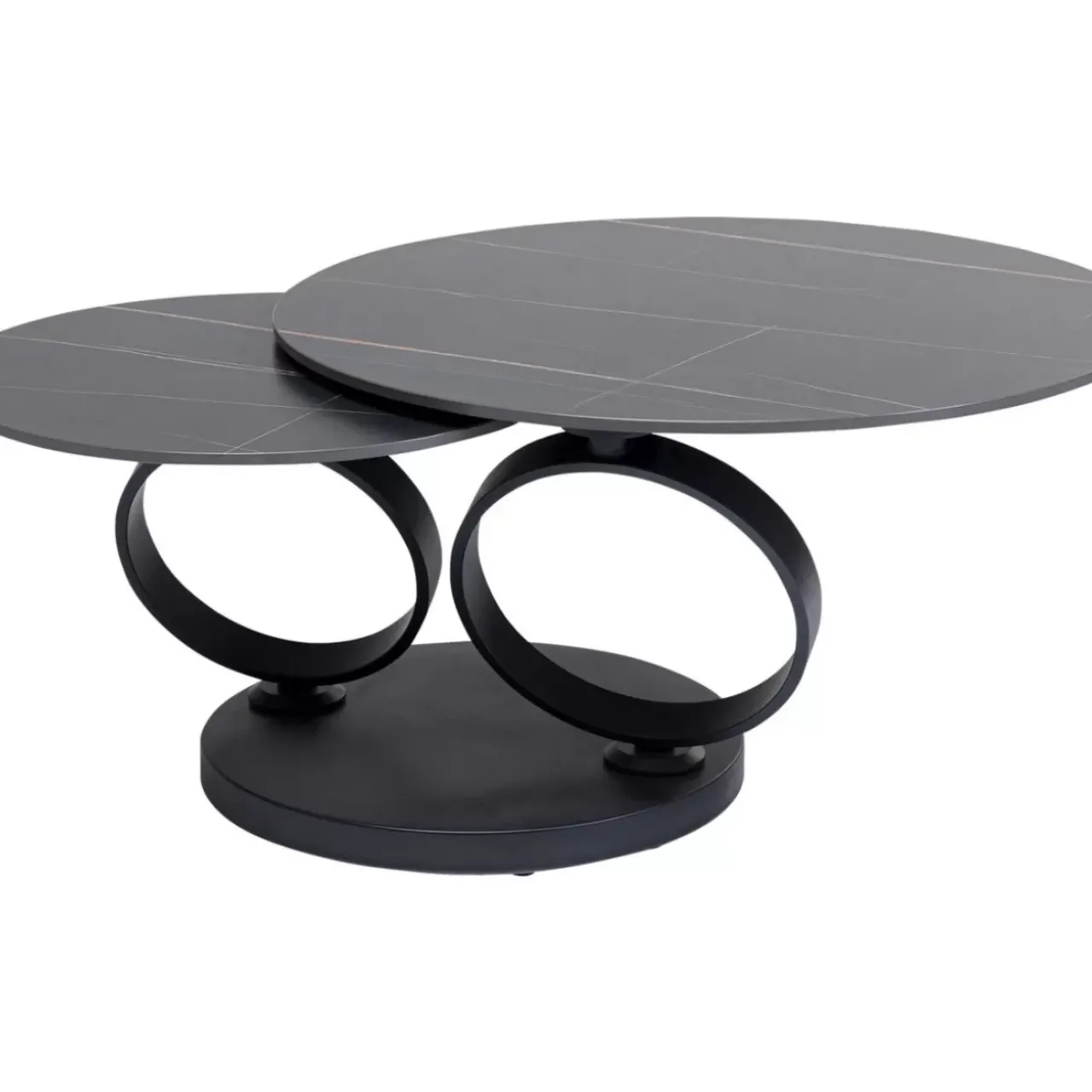 KARE Design Tische-Couchtisch Beverly Schwarz 133X80Cm