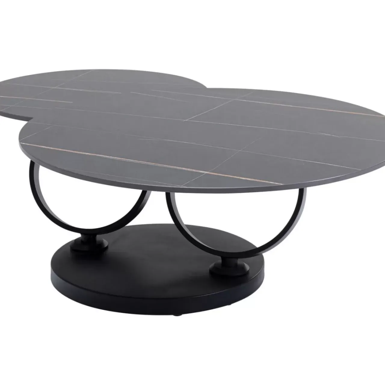 KARE Design Tische-Couchtisch Beverly Schwarz 133X80Cm