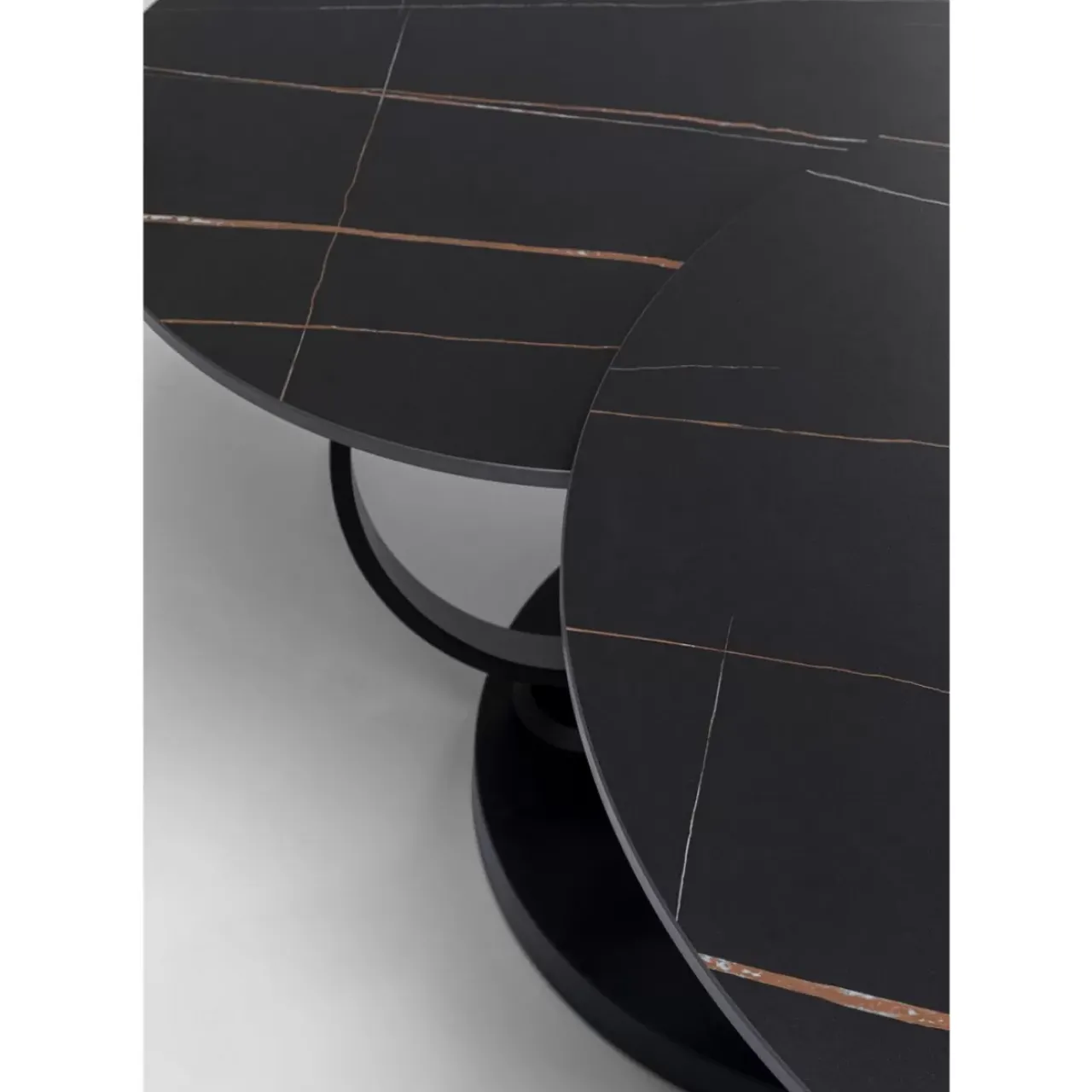 KARE Design Tische-Couchtisch Beverly Schwarz 133X80Cm