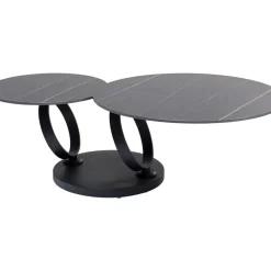 KARE Design Tische-Couchtisch Beverly Schwarz 133X80Cm