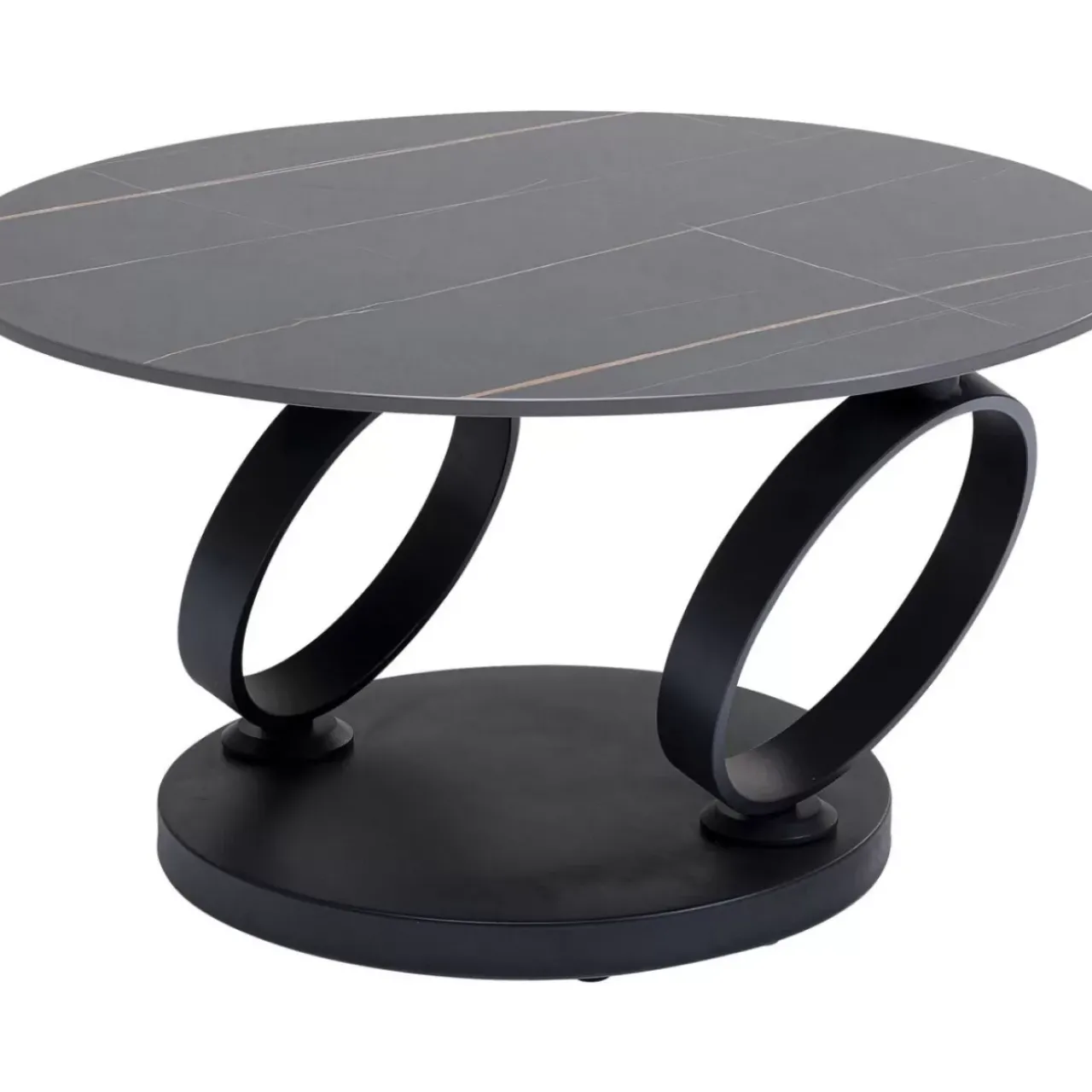 KARE Design Tische-Couchtisch Beverly Schwarz 133X80Cm