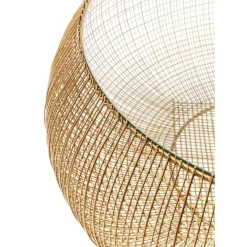 KARE Design Tische-Couchtisch Cesta Gold