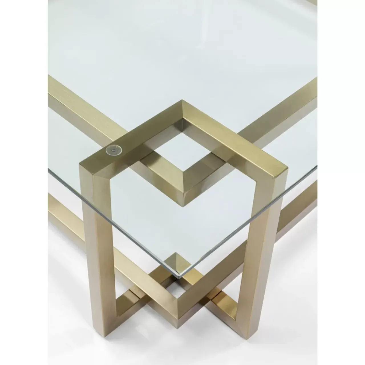 KARE Design Tische-Couchtisch Clara Gold 120X120