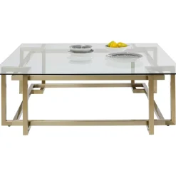 KARE Design Tische-Couchtisch Clara Gold 120X120