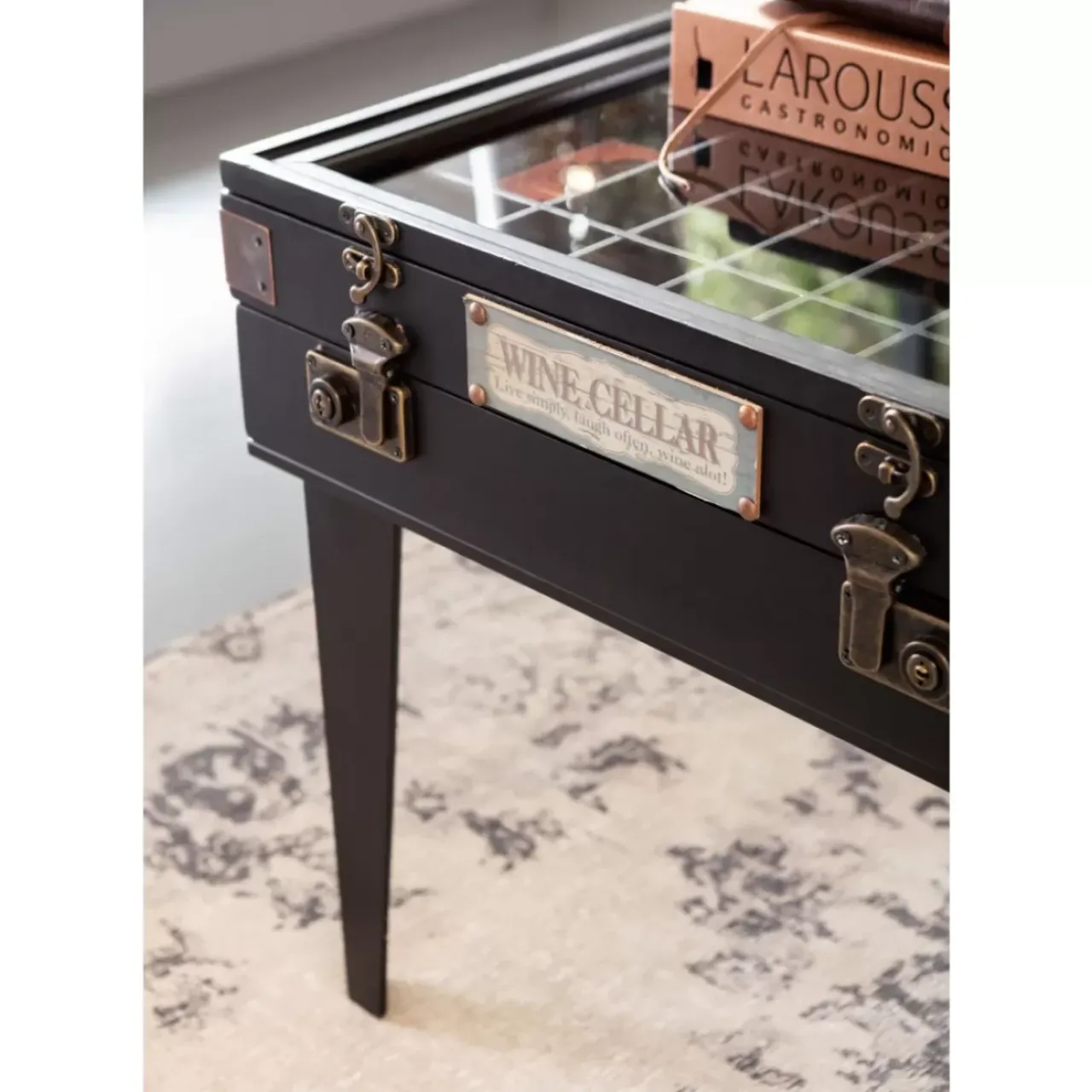 KARE Design Tische-Couchtisch Collector Schwarz 122X55Cm