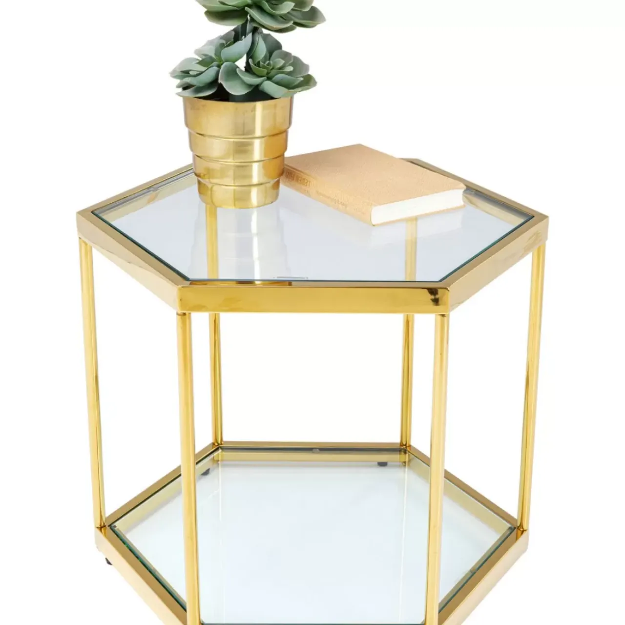 KARE Design Tische-Couchtisch Comb Gold 45