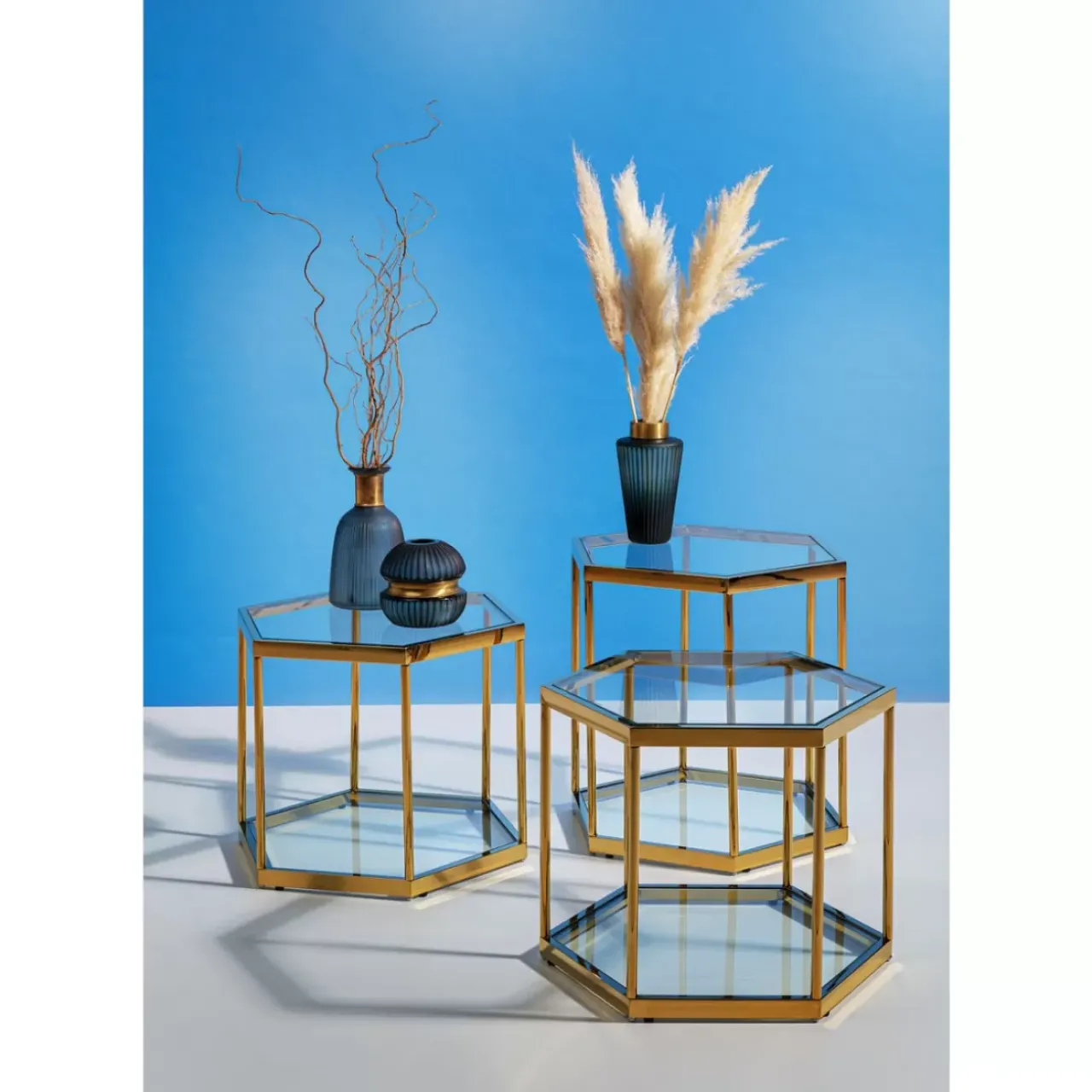 KARE Design Tische-Couchtisch Comb Gold 45