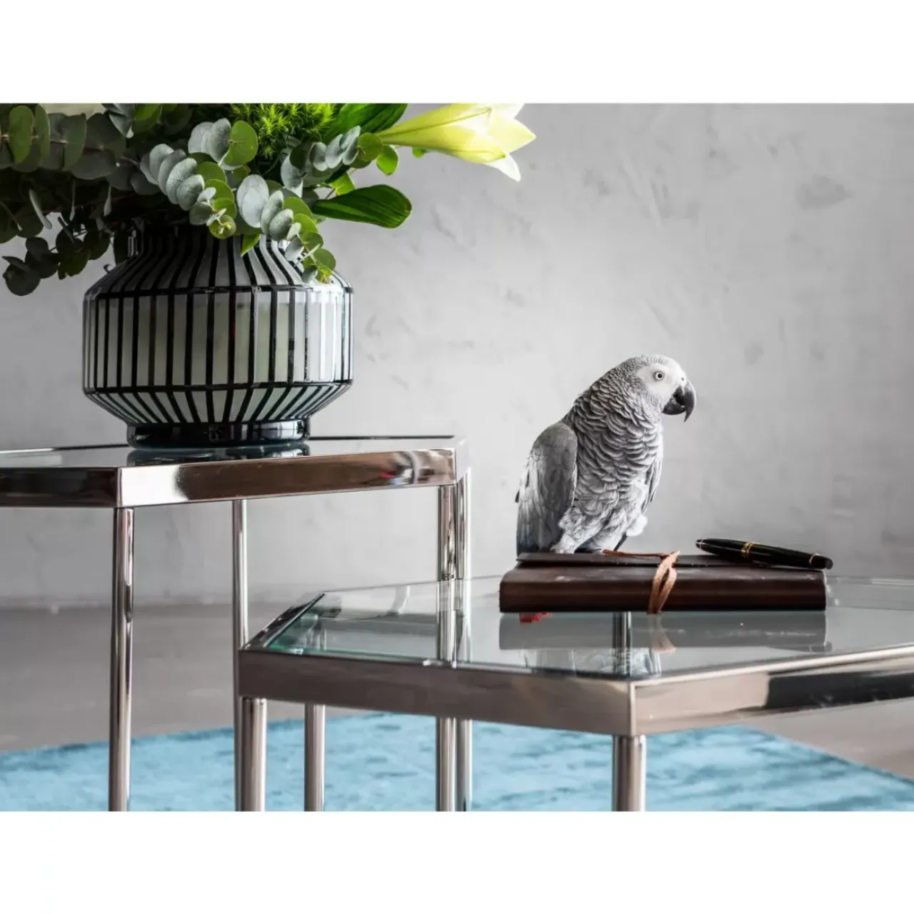 KARE Design Tische-Couchtisch Comb Silber 45