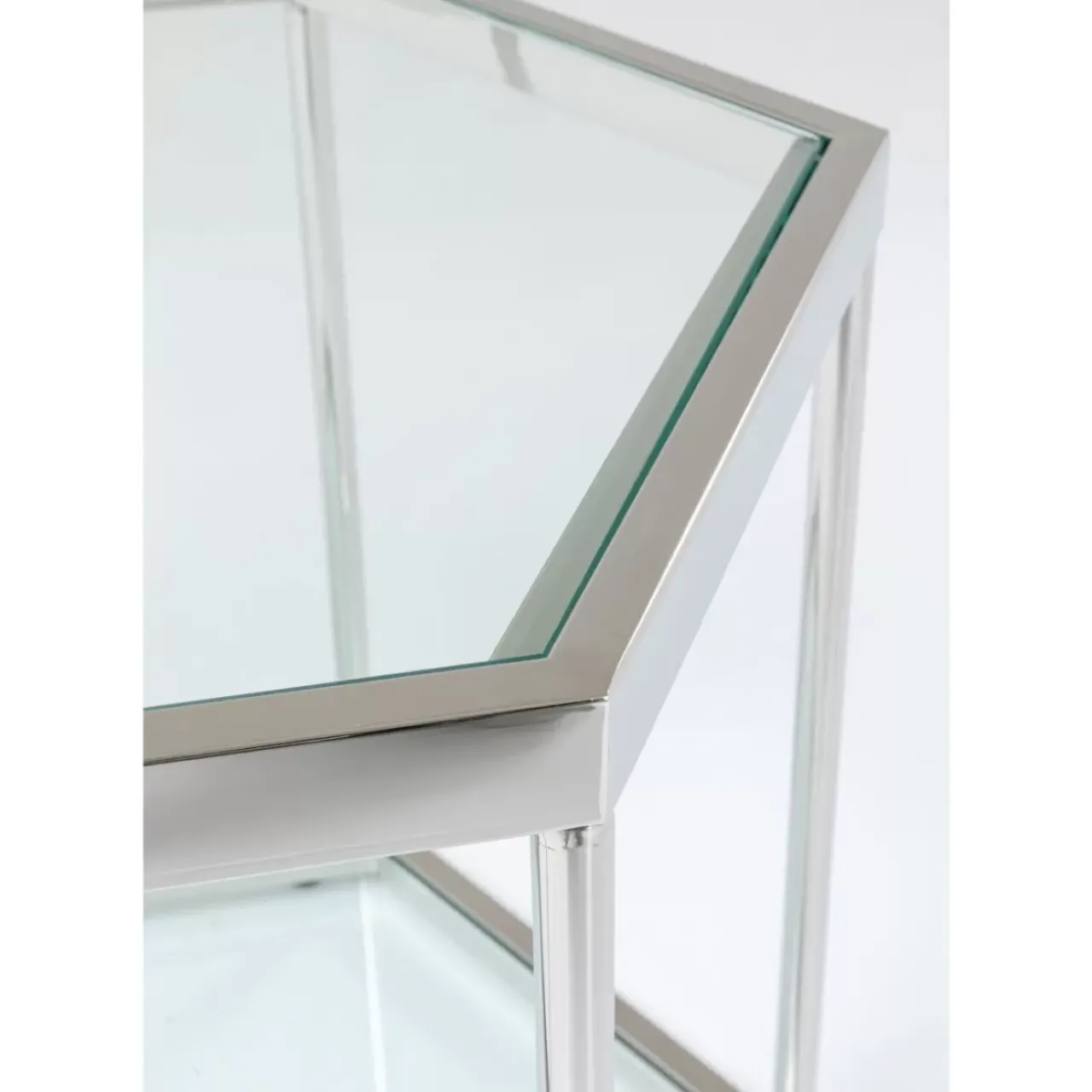 KARE Design Tische-Couchtisch Comb Silber 45