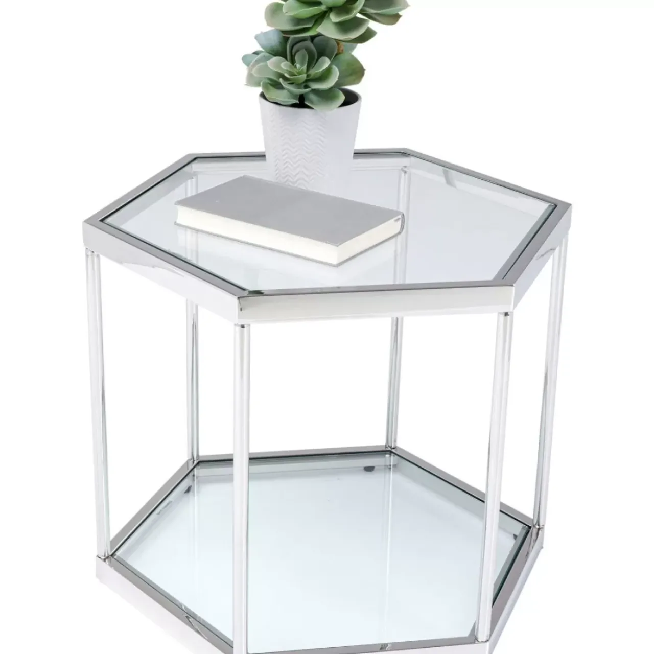 KARE Design Tische-Couchtisch Comb Silber 45