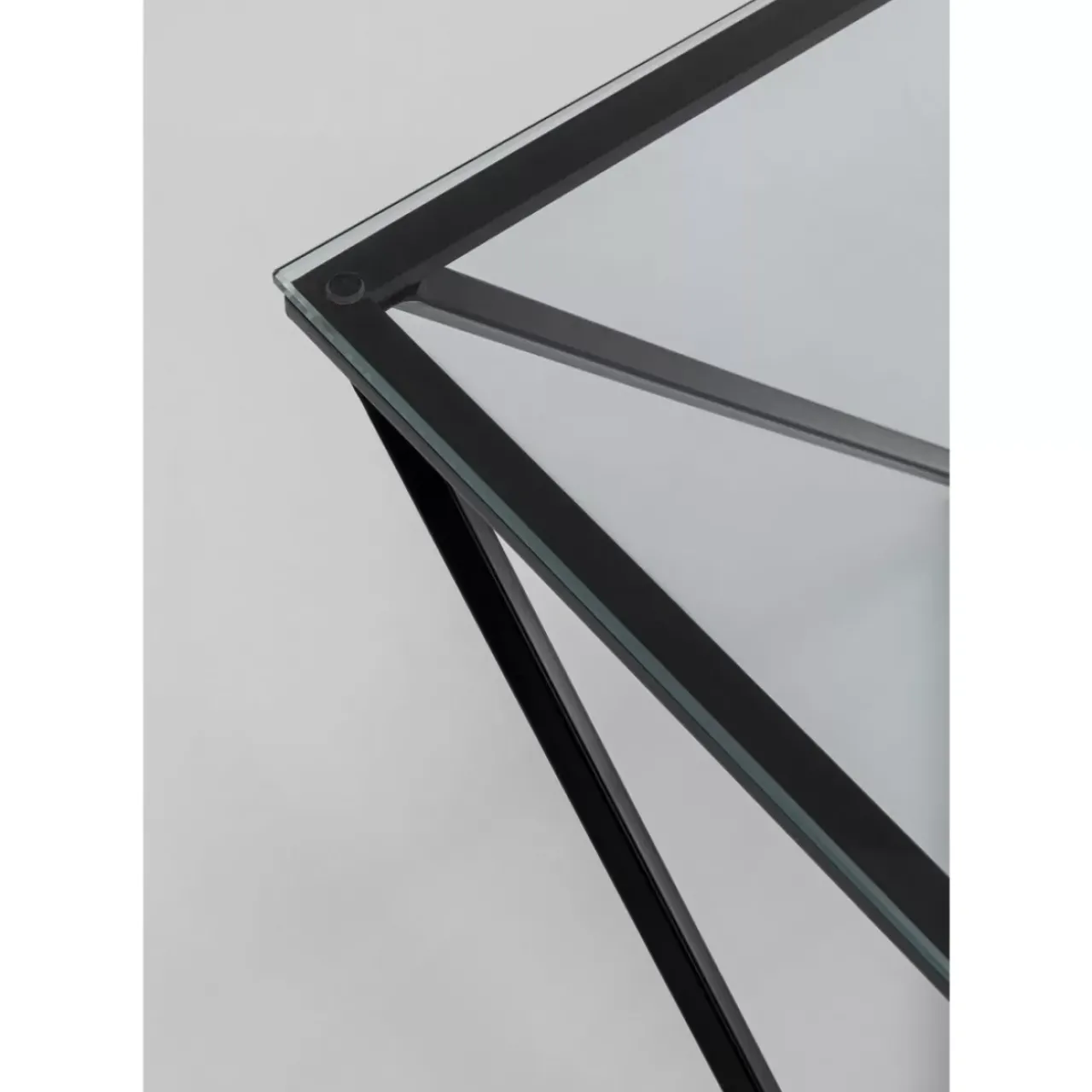 KARE Design Tische-Couchtisch Cristallo Schwarz 80X80Cm