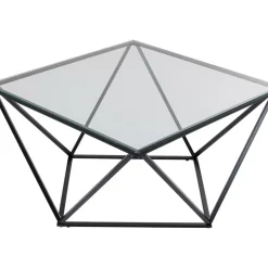 KARE Design Tische-Couchtisch Cristallo Schwarz 80X80Cm