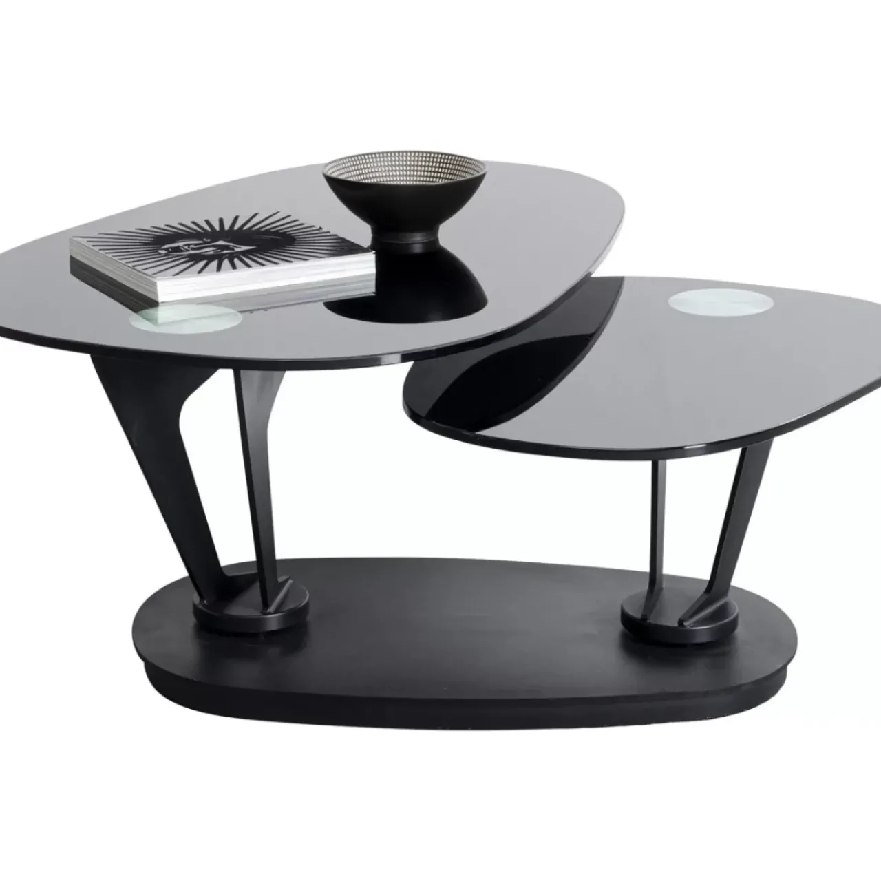 KARE Design Tische-Couchtisch Franklin Schwarz 150X58Cm